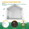 3x3m Partyzelt Festzelt Pavillon Carport Gartenzelt Produktbild-Vorschau 8