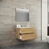 3 pièces lavabo lavabo | meuble lavabo largeur 80 cm | Voir les images du produit 3