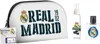 A gift set for Real Madrid fans, including a cosmetic bag, body spray, and eau de toilette. Produktbild-Vorschau