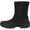 A black winter boot shown from the side. Voir les images du produit