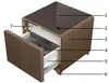 Emerio SDR-126618 Minibartisch Minibar braun holzfarben Produktbild-Vorschau 3
