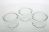 Three clear glass jars with lids are arranged on a white background. Produktbild-Vorschau
