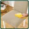 Stuhlhussen 4 Stück - Beige Jacquard - Universeller Produktbild-Vorschau 5