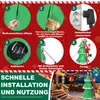 XMTECH Arbre de Noël gonflable 2,4 m avec bonhomme de Voir les images du produit 6