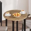 Piano tavolo vidaXL in rovere Artisan, Ø 60 x 1,5 cm, Anteprima dell’immagine prodotto 4