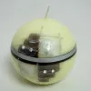 Kugelkerze "Merope" Creme-Braun ca. Ø 8cm Produktbild-Vorschau 1