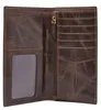 FOSSIL Cuir porte-monnaie Neel Executive Wallet Dark Brown Voir les images du produit 2