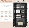 COSTWAY Armoire multi-usages Vintage avec étagère réglable Voir les images du produit 3