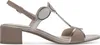 MARCO TOZZI Damen Sandale Textil Sandalette Metallic Produktbild-Vorschau 3