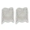 2er-Pack Silikonformen mit Rosenblumenmuster, Produktbild-Vorschau 3
