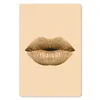 MuchoWow® Mauspad Mousepad Lippen - Pastell - Braun 40x60 Produktbild-Vorschau 1