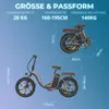 2025 20×3.0Zoll 22.5AH E-Bike Klappräder Elektrofahrrad Produktbild-Vorschau 6