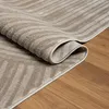Teppich Wohnzimmer Kurzflor Schlafzimmer Wellen Produktbild-Vorschau 5