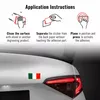 Stickers 3D drapeau Italie HQ, 40x88 mm Voir les images du produit 3