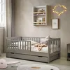 Petite Amélie Kinderbett Plume - 70x140 cm - Grau - mit Produktbild-Vorschau 1
