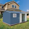 HOMAVO Gerätehaus Metall mit Pultdach, Gartenhaus Metall Produktbild-Vorschau 5
