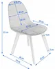 COLIN chaise beige (jeu de pieds + vis) (nouveau code) Voir les images du produit 5