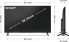 SHARP Fernseher 32HF2765E, 81,3 cm (32"), HD, Smart-TV, Produktbild-Vorschau 8