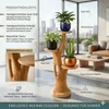 Blumenständer mit 3 Ablagen Blumenpodest Pflanzenständer Produktbild-Vorschau 6