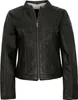 Mauritius - Damen Lederjacke Lammnappa Kapuze schwarz : XL Produktbild-Vorschau 3