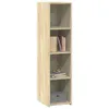 vidaXL Highboard Sonoma-dub 30x41x124 cm materiál na bázi Náhled obrázku produktu 3