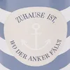 Vorratsdose Porzellan Zuhause Streifen Anker blau beige Produktbild-Vorschau 2