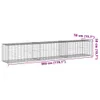 vidaXL Gabion s víkem 300x50x50 cm Pozinkované železo Náhled obrázku produktu 7