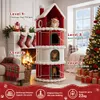 COMHOMA Kratzbaum, mehrstöckiger Katzenturm,150cm Produktbild-Vorschau 2