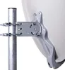 A close-up of a satellite dish mount attached to a pole. Produktbild-Vorschau