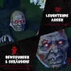 HOMCOM Halloween-Dekoration Zombie Untoter 1,40 m Produktbild-Vorschau 5