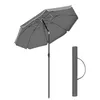SONGMICS Sonnenschirm Ø 160 cm UPF 50+ mit Tragetasche Produktbild-Vorschau 4