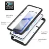 An exploded view of a phone case showing its different layers and components. Produktbild-Vorschau