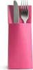 50 Airlaid Besteckservietten Bestecktaschen fuchsia Produktbild-Vorschau 2