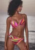 Bruno Banani Push-Up-Bikini orange bedruckt Größe 36 Cup A Produktbild-Vorschau 2