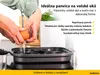 Endusor panvica na volské oká pre všetky typy sporákov, panvica na smaženie vajec Náhľad obrázku produktu