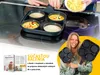 Endusor panvica na volské oká pre všetky typy sporákov, panvica na smaženie vajec Náhľad obrázku produktu