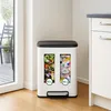 Poubelle Relaxdays 2 x 15 litres, poubelle de cuisine avec Voir les images du produit 5