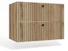 Lavabo Tigo 80 2S Oak Evoke 2 Tiroirs Façade Cannelée Voir les images du produit 8