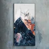 Wanduhr Bürouhr Leinwand Bild Geräuschlos 30x60 Malerei Produktbild-Vorschau 2