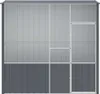 vidaXL Voliere Anthrazit 215x78x200 cm Verzinkter Stahl Produktbild-Vorschau 3