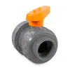 Praher 2-Wege d50mm Kugelhahn PVC Klebeanschluß Produktbild-Vorschau 2