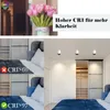 ZMH LED Deckenleuchte 4ER Aufputz 7W Deckenspots Warmweiß Produktbild-Vorschau 5