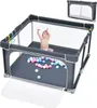 GOPLUS Baby Faltbar Laufstall 124 x 124 cm, Laufgitter mit Produktbild-Vorschau 1