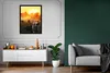 MuchoWow® Gerahmtes Poster Kühe - Sonnenuntergang - Wiese - Produktbild-Vorschau 6