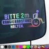 PantherPixel 2m Rangierabstand Aufkleber Halten Produktbild-Vorschau 1