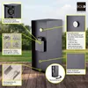 ORIO 3-fach Steckdosensäule eckig in Anthrazit mit Sensor, Produktbild-Vorschau 4