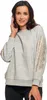 Warm WOMEN'S BLUET Gold Print Hoodless Klassisch Bequem Produktbild-Vorschau 2