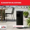 Grafner 2in1 Edelstahl Standaschenbecher mit Mülleimer, 30 Produktbild-Vorschau 4