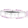 VidaXL 844857, Hnědá, 145,5 cm, 2,06 m, 31 cm, 1400 x 2000 Náhled obrázku produktu 8