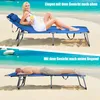 GOPLUS Sonnenliege, Liegestuhl klappbar, Relaxliege mit Produktbild-Vorschau 2